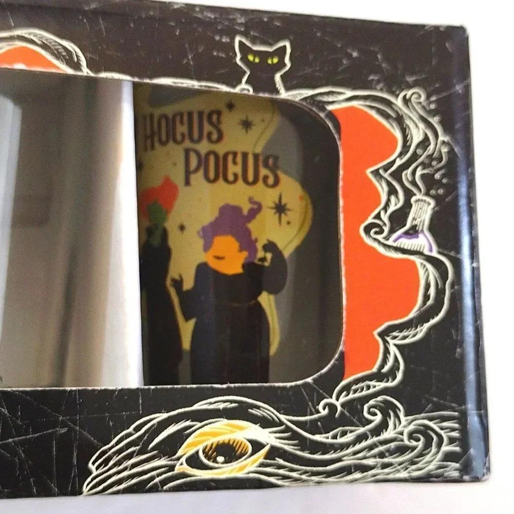 Disney Hocus Pocus‎ Set of 4 Mini 1.5oz Shot Glasses Set NWT